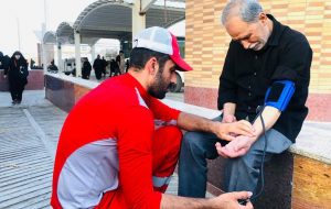 ارائه خدمات درمانی در مرزها به زائران اربعین ارائه خدمات درمانی در مرزها به زائران اربعین