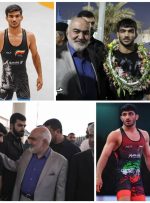 دو قهرمان نام آور کشتی در پتروشیمی بندر امام خمینی (ره) استخدام شدند