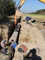 توسعه ی شبکه ی آبرسانی به روستای کاظمی ۲ با هدف بهبود فشار آب