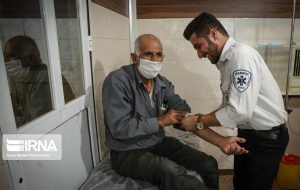 خدمت رسانی نظام سلامت خوزستان در مرز چذابه به زائران خدمت رسانی نظام سلامت خوزستان در مرز چذابه به زائران