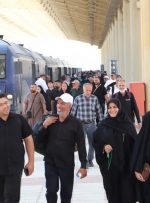 تردد ۲۷۵ هزار و ۵۷۷ زائر از طریق راه آهن جنوب