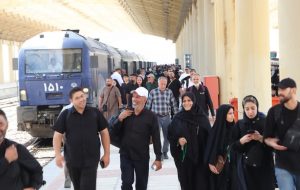 تردد ۲۷۵ هزار و ۵۷۷ زائر از طریق راه آهن جنوب تردد ۲۷۵ هزار و ۵۷۷ زائر از طریق راه آهن جنوب